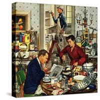 "Home Improvement", December 5, 1953-Stevan Dohanos-Stretched Canvas