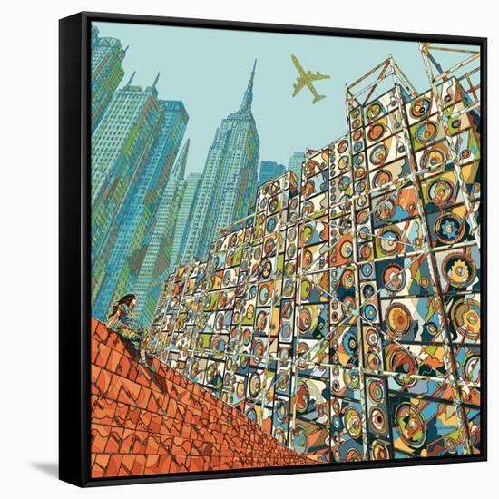 Home in Mind-HR-FM-Framed Stretched Canvas