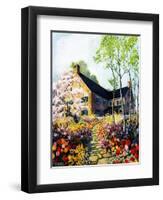 "Home in Springtime,"April 1, 1930-Nelson Grofe-Framed Giclee Print