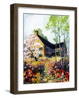 "Home in Springtime,"April 1, 1930-Nelson Grofe-Framed Giclee Print