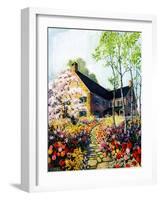 "Home in Springtime,"April 1, 1930-Nelson Grofe-Framed Giclee Print