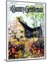 "Home in Springtime," Country Gentleman Cover, April 1, 1930-Nelson Grofe-Mounted Giclee Print