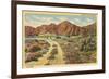 Home in the Desert, San Diego County, California-null-Framed Premium Giclee Print