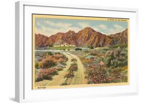 Home in the Desert, San Diego County, California-null-Framed Art Print