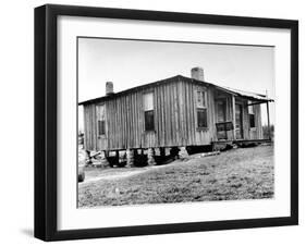 Home in the Mississippi River Area, Where Richard Wright Wrote the Book Called "Black Boy"-Ed Clark-Framed Photographic Print