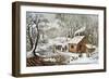 Home in the Wilderness-Currier & Ives-Framed Giclee Print