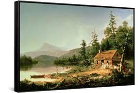 Home in the Woods, 1847-Thomas Cole-Framed Stretched Canvas