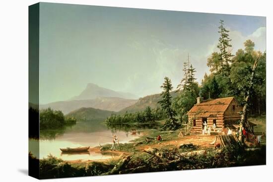 Home in the Woods, 1847-Thomas Cole-Stretched Canvas