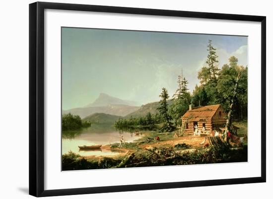 Home in the Woods, 1847-Thomas Cole-Framed Giclee Print
