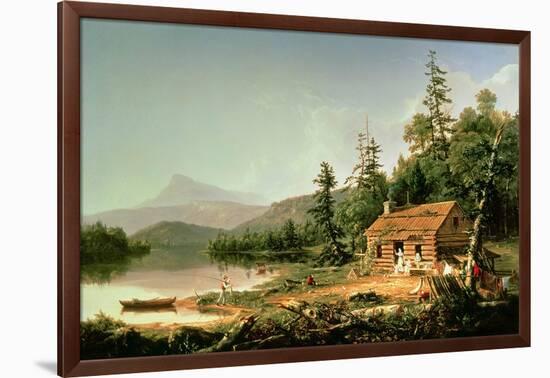 Home in the Woods, 1847-Thomas Cole-Framed Giclee Print