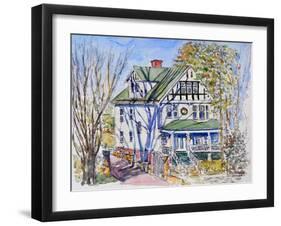 Home in Winter, 2015-Anthony Butera-Framed Giclee Print