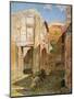 Home Interior in Pompeii, Excavated from the Ruins-null-Mounted Giclee Print
