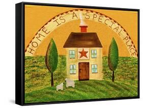 Home Is A Special Place-Cheryl Bartley-Framed Stretched Canvas