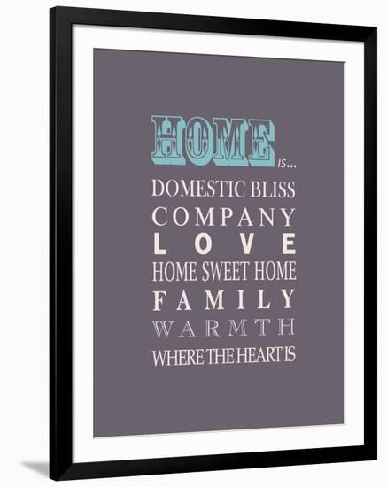 Home is Cool-Sasha Blake-Framed Giclee Print