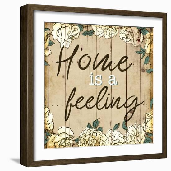 Home Is Feeling-Milli Villa-Framed Art Print