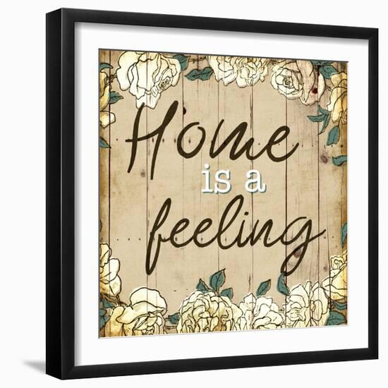 Home Is Feeling-Milli Villa-Framed Art Print