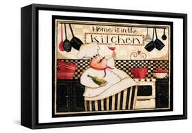 Home Is In The Kitchen-Dan Dipaolo-Framed Stretched Canvas