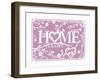 Home...is Love-Clara Wells-Framed Art Print