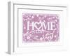 Home...is Love-Clara Wells-Framed Art Print