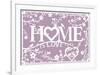 Home...is Love-Clara Wells-Framed Giclee Print