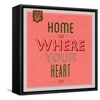 Home Is Were Your Heart Is 1-Lorand Okos-Framed Stretched Canvas