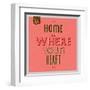 Home Is Were Your Heart Is 1-Lorand Okos-Framed Art Print