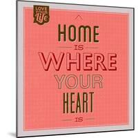 Home Is Were Your Heart Is 1-Lorand Okos-Mounted Art Print