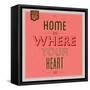 Home Is Were Your Heart Is 1-Lorand Okos-Framed Stretched Canvas