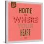 Home Is Were Your Heart Is 1-Lorand Okos-Stretched Canvas