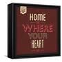 Home Is Were Your Heart Is-Lorand Okos-Framed Stretched Canvas