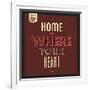 Home Is Were Your Heart Is-Lorand Okos-Framed Art Print