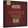 Home Is Were Your Heart Is-Lorand Okos-Stretched Canvas