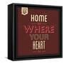 Home Is Were Your Heart Is-Lorand Okos-Framed Stretched Canvas