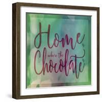 Home Is Where The Chocolate Is-Cora Niele-Framed Giclee Print