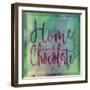 Home Is Where The Chocolate Is-Cora Niele-Framed Giclee Print