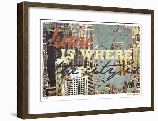 Home is Where the City Is-Mj Lew-Framed Giclee Print
