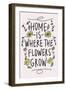 Home is Where the Flowers Grow-Kali Wilson-Framed Art Print