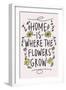 Home is Where the Flowers Grow-Kali Wilson-Framed Art Print