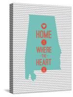 Home Is Where The Heart Is - Alabama-null-Stretched Canvas