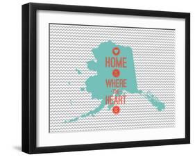 Home Is Where The Heart Is - Alaska-null-Framed Art Print