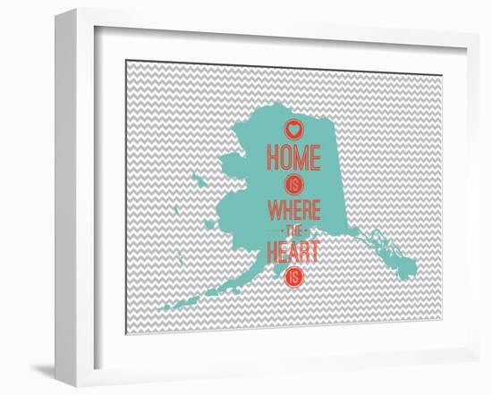 Home Is Where The Heart Is - Alaska-null-Framed Art Print