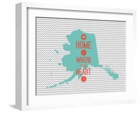 Home Is Where The Heart Is - Alaska-null-Framed Art Print