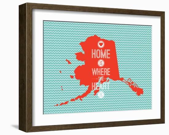 Home Is Where The Heart Is - Alaska-null-Framed Art Print