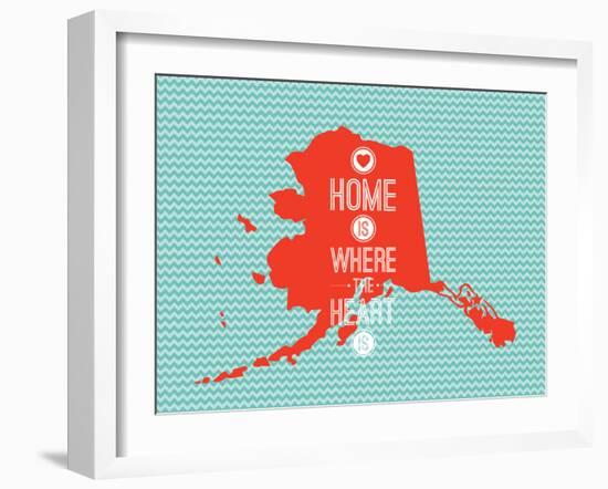 Home Is Where The Heart Is - Alaska-null-Framed Art Print
