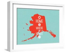 Home Is Where The Heart Is - Alaska-null-Framed Art Print