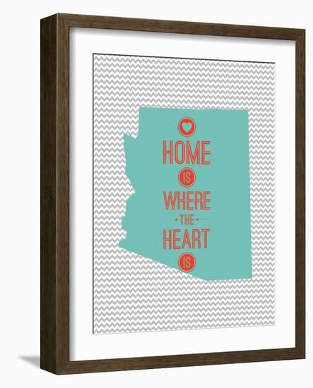 Home Is Where The Heart Is - Arizona-null-Framed Art Print