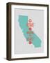 Home Is Where The Heart Is - California-null-Framed Art Print