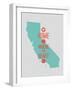 Home Is Where The Heart Is - California-null-Framed Art Print