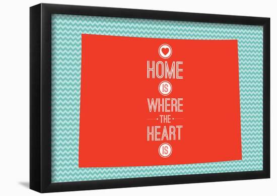 Home Is Where The Heart Is - Colorado-null-Framed Poster