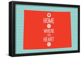 Home Is Where The Heart Is - Colorado-null-Framed Poster